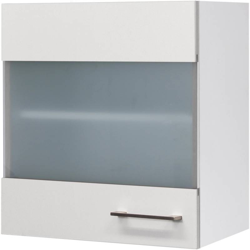 Flex-Well Exclusiv Glas-Hängeschrank Joelina 50 cm Weiß von Flex-Well Exclusiv