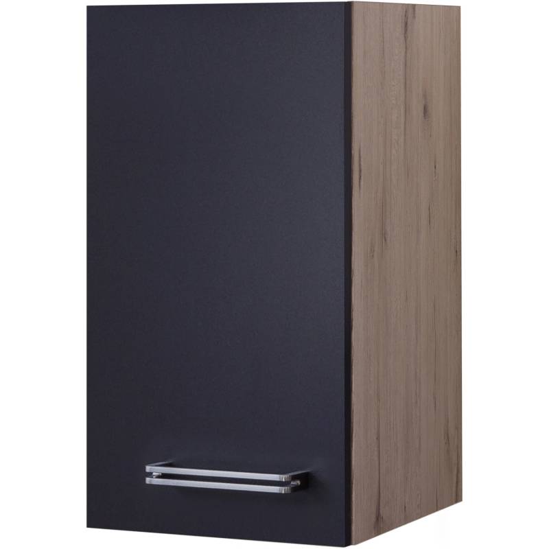 Flex-Well Exclusiv Hängeschrank Lara 30 cm Anthrazit-San Remo Eiche von Flex-Well Exclusiv