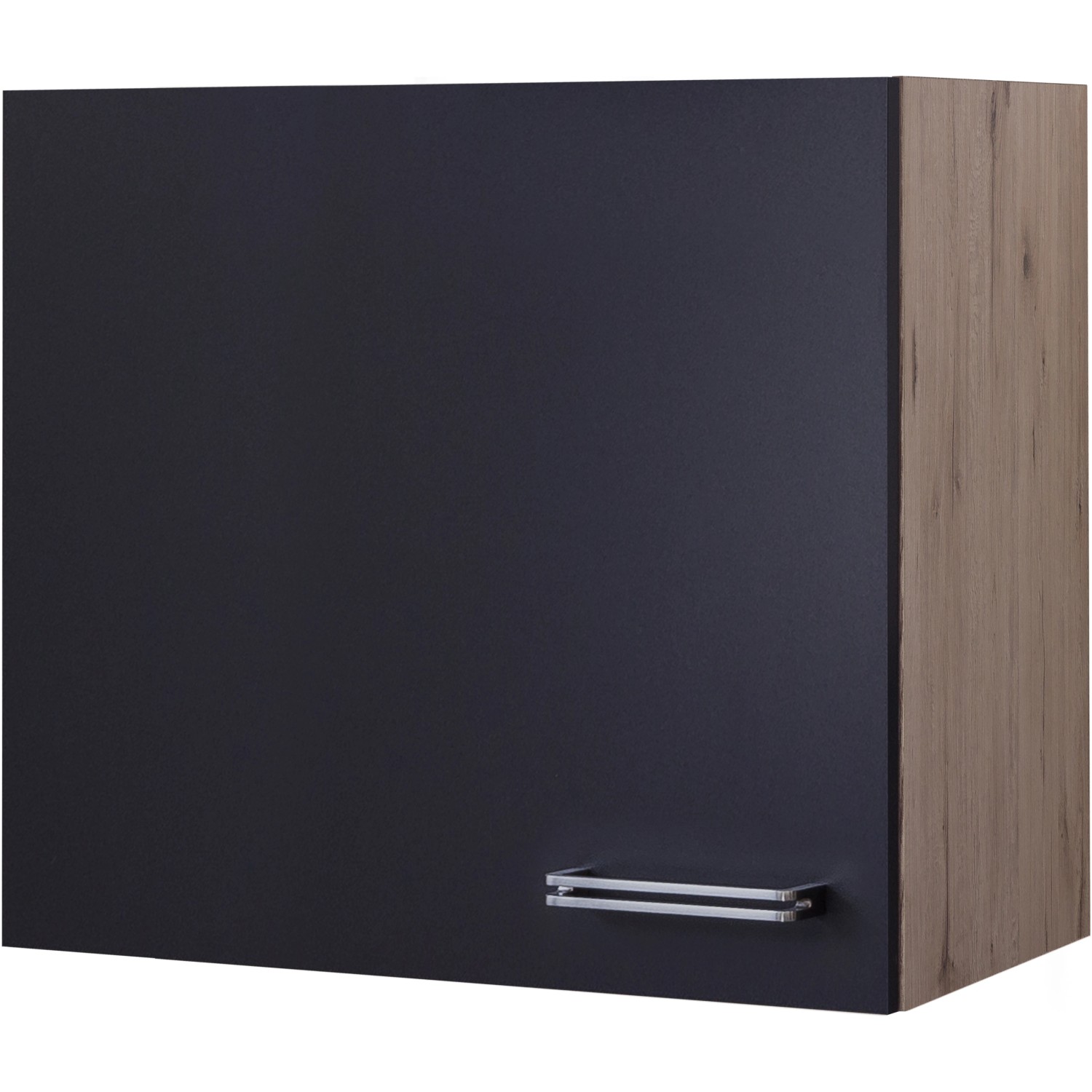 Flex-Well Exclusiv Hängeschrank Lara 60 cm Anthrazit-San Remo Eiche von Flex-Well Exclusiv