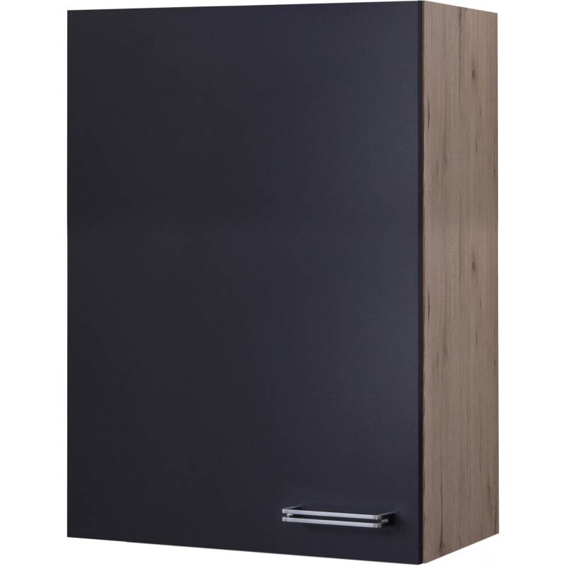 Flex-Well Exclusiv Hängeschrank groß Lara 60 x 89 cm Anthrazit-San Remo Eiche von Flex-Well Exclusiv