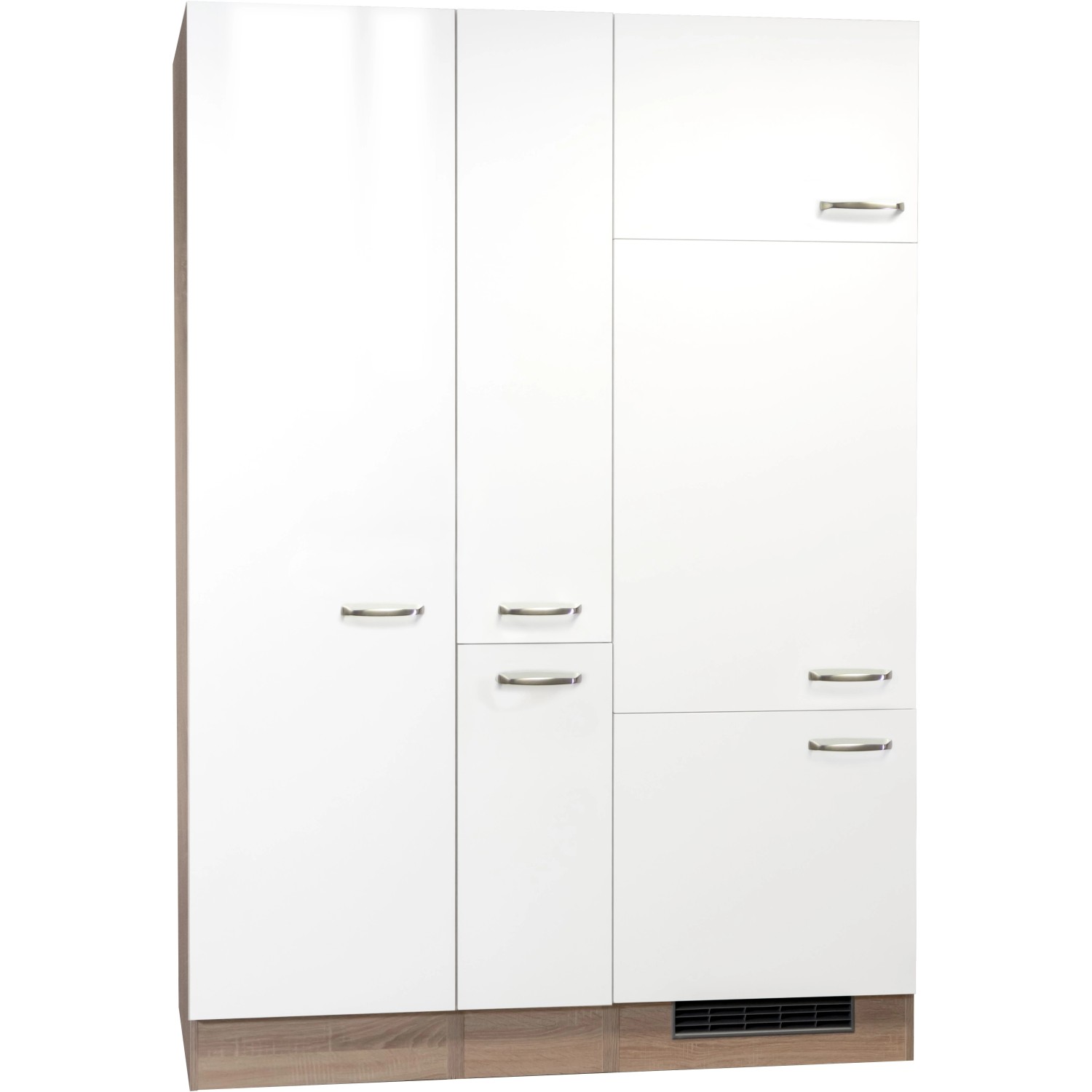 Flex-Well Exclusiv Küchenerweiterung Valero 140 cm Hochglanz Weiß von Flex-Well Exclusiv