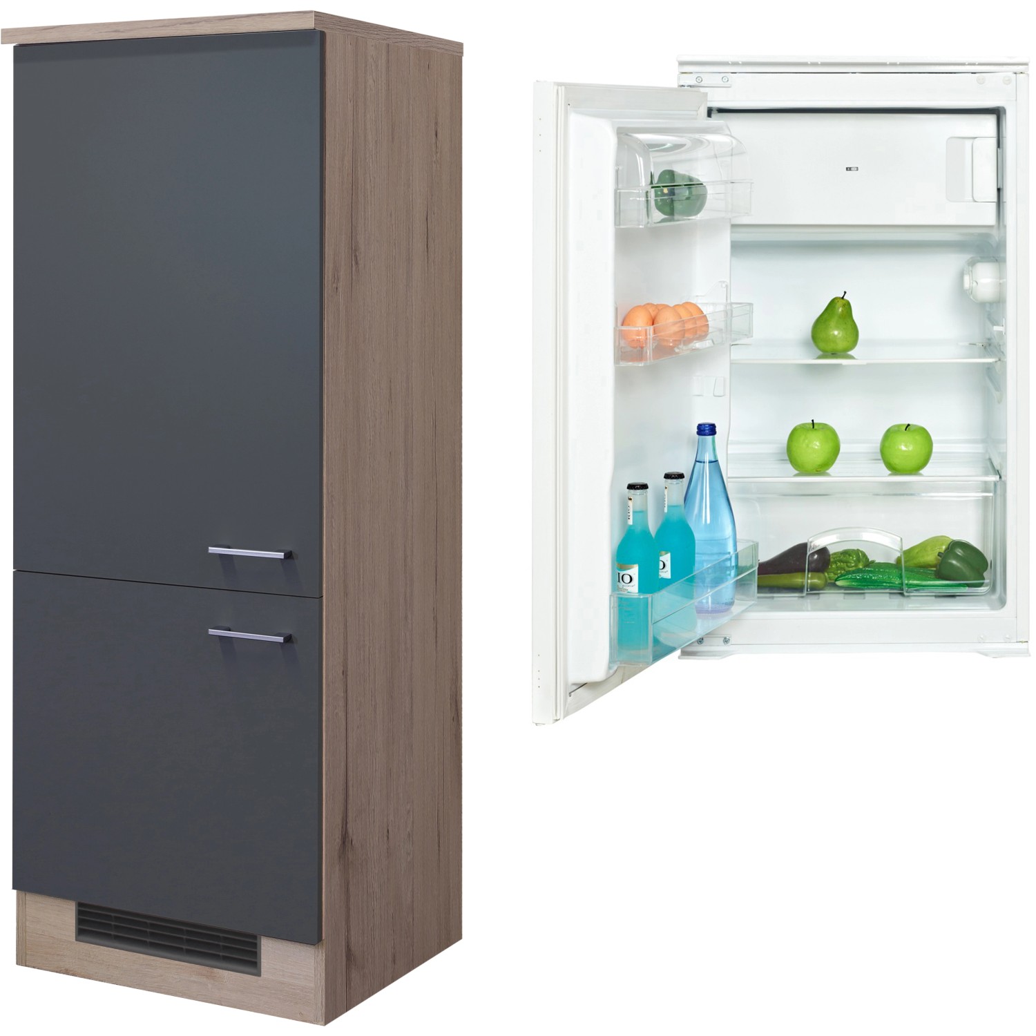 Flex-Well Exclusiv Kühlschrank-Einbauschrank Morena mit Kühlschrank EEK: F von Flex-Well Exclusiv