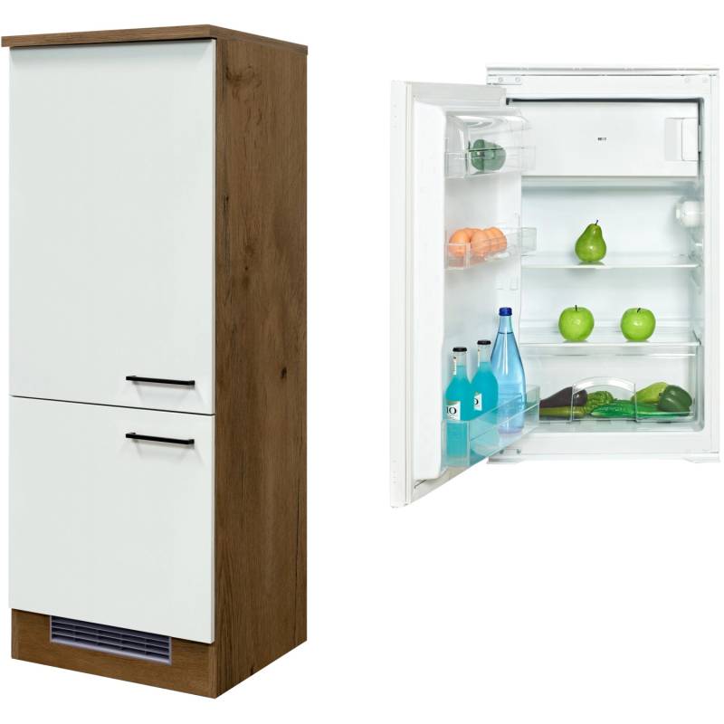 Flex-Well Exclusiv Kühlschrank-Einbauschrank Vintea mit Kühlschrank EEK: F von Flex-Well Exclusiv