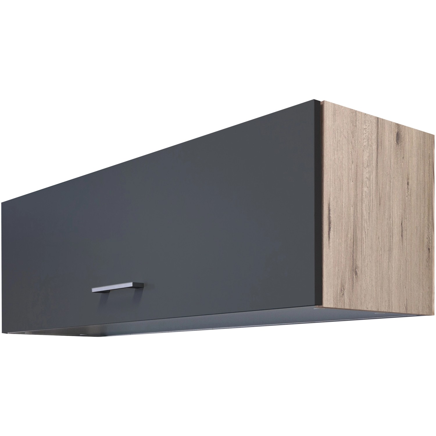 Flex-Well Exclusiv Kurz-Oberschrank Morean 100x32 cm Basaltgrau matt - San Remo von Flex-Well Exclusiv