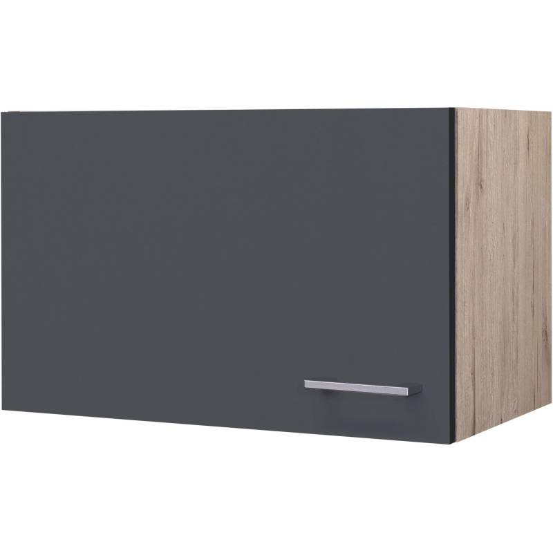 Flex-Well Exclusiv Kurz-Oberschrank Morena 60 x 32 cm Basaltgrau matt - San Remo von Flex-Well Exclusiv