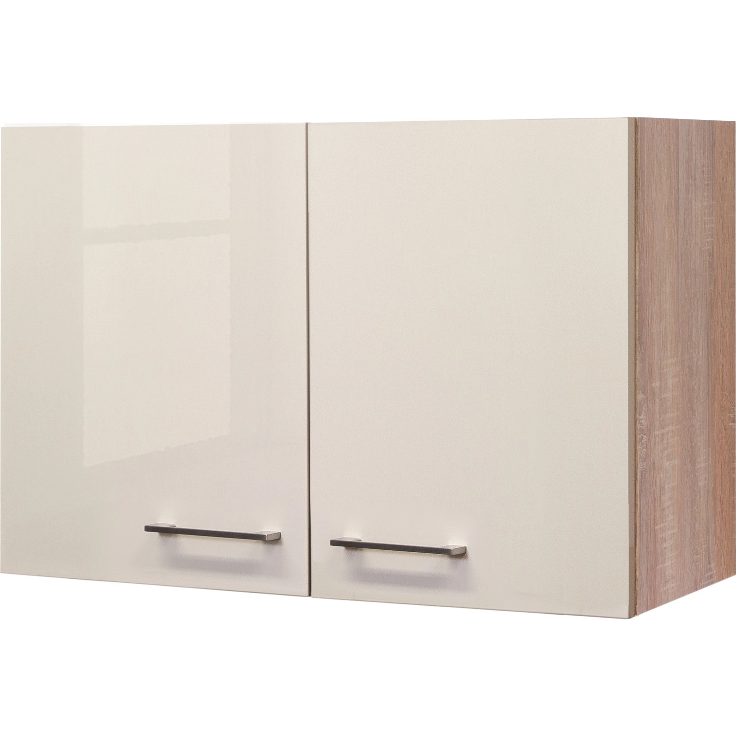 Flex-Well Exclusiv Oberschrank Orlando 80 cm x 55 cm Kaschmir Glanz-Sonoma Eiche von Flex-Well Exclusiv