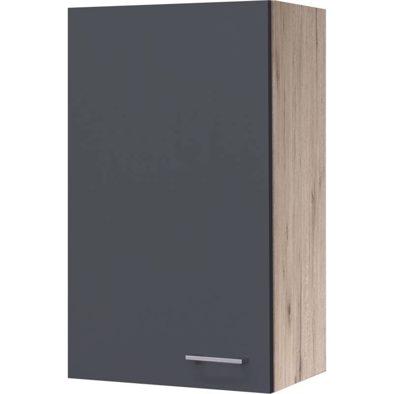 Flex-Well Exclusiv Oberschrank groß Morena 50 x 89 cm Basaltgrau matt - San Remo von Flex-Well Exclusiv