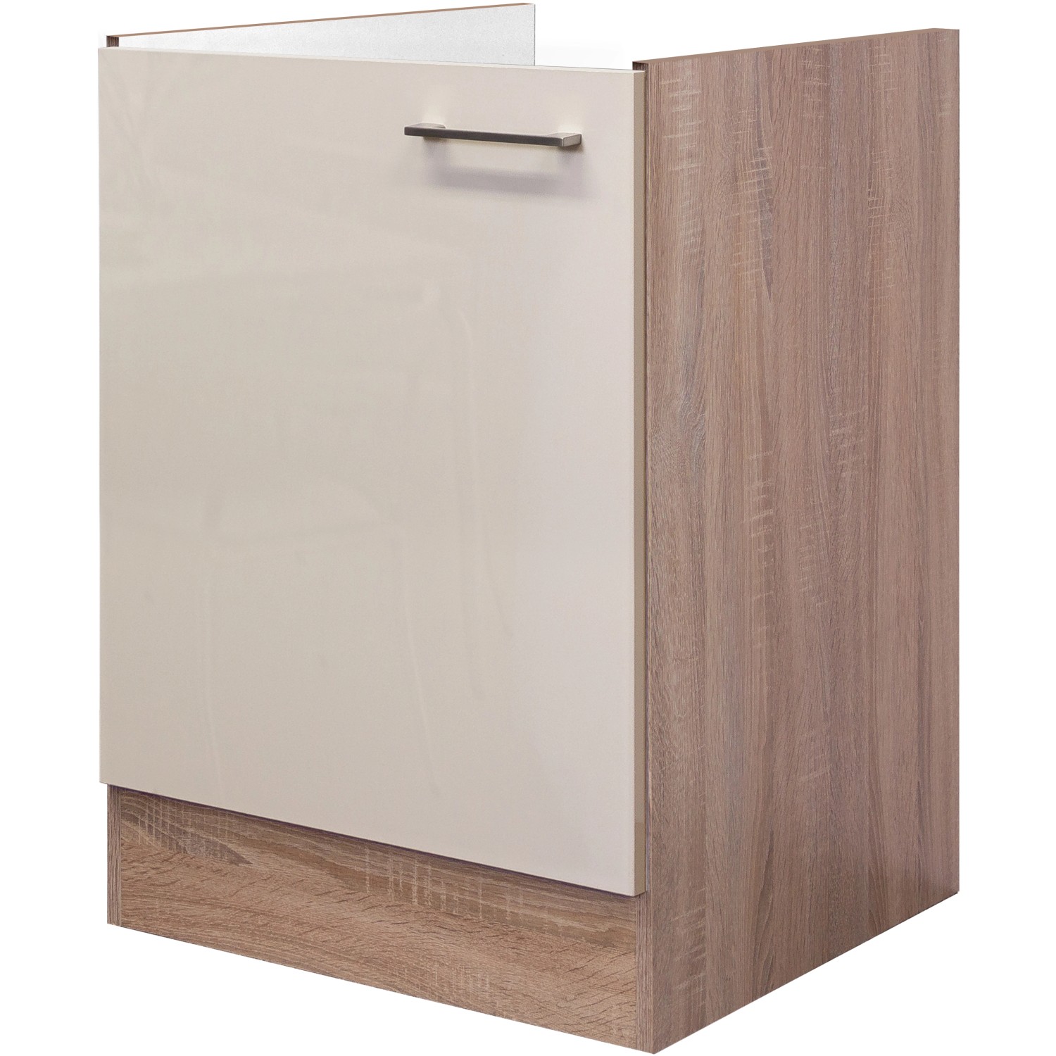 Flex-Well Exclusiv Spülenunterschrank Orlando 50 cm Kaschmir Glanz-Sonoma Eiche von Flex-Well Exclusiv