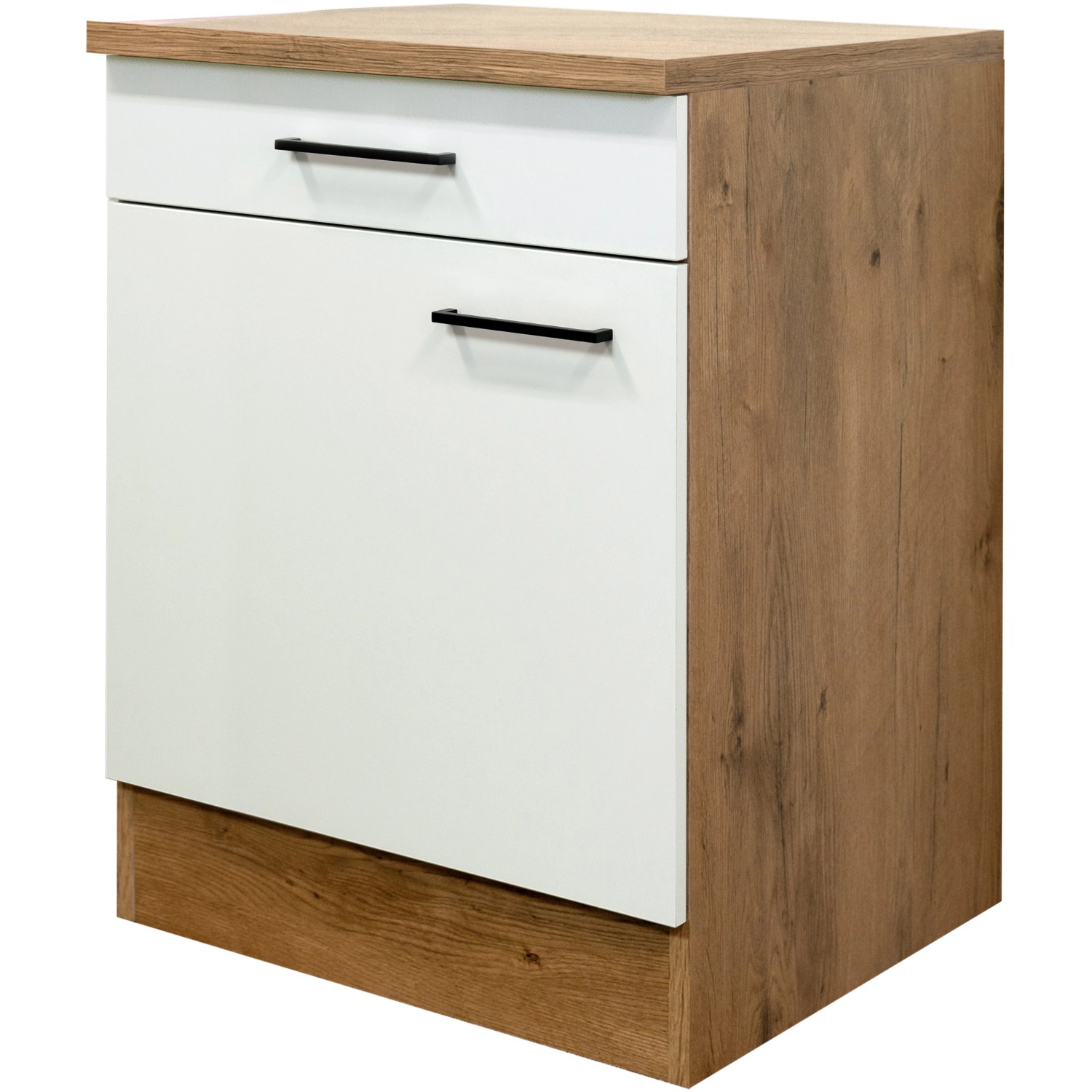 Flex-Well Exclusiv Unterschrank Vintea 60 cm Magnolie matt - Lancelot Oak von Flex-Well Exclusiv