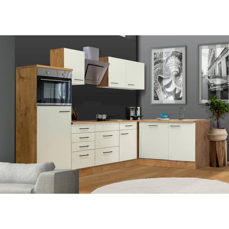 Flex-Well Exclusiv Winkelküche Vintea 280x170 cm Magnolia-Lancelot Oak Flex-Well Exclusiv Winkelküche Vintea 280x170 cm Magnolia-Lancelot Oak von Flex-Well Exclusiv