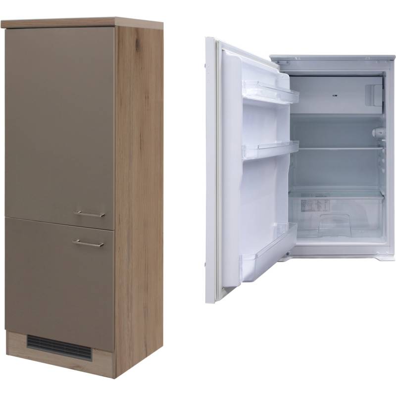 Flex-Well Kühlschrankumbau EEK: A+ Arizona 60 cm mit Kühlschrank von Flex-Well Exclusiv
