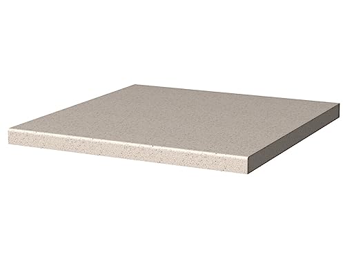 Arbeitsplatte - 210 x 60 x 2,8 cm - Grau-Weiß gepunktet - Witus von Flex-Well