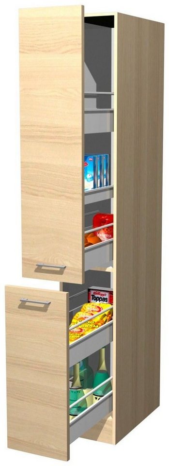 Flex-Well Apothekerschrank Portland (B x H x T) 30 x 200 x 57 cm, mit 5 Ablagen von Flex-Well