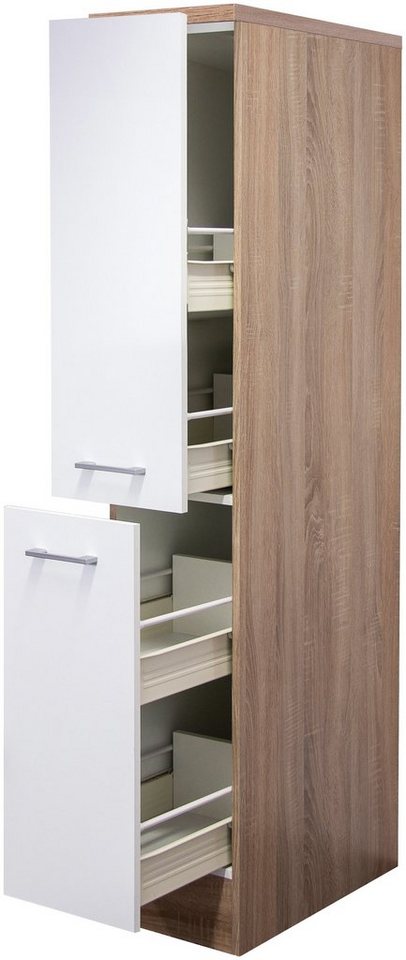 Flex-Well Apothekerschrank Samoa (B x H x T) 30 x 161 x 60 cm, mit 4 Ablagen von Flex-Well