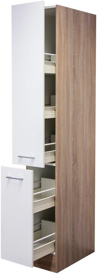 Flex-Well Apothekerschrank Samoa (B x H x T) 30 x 200 x 57 cm, mit 5 Ablagen von Flex-Well