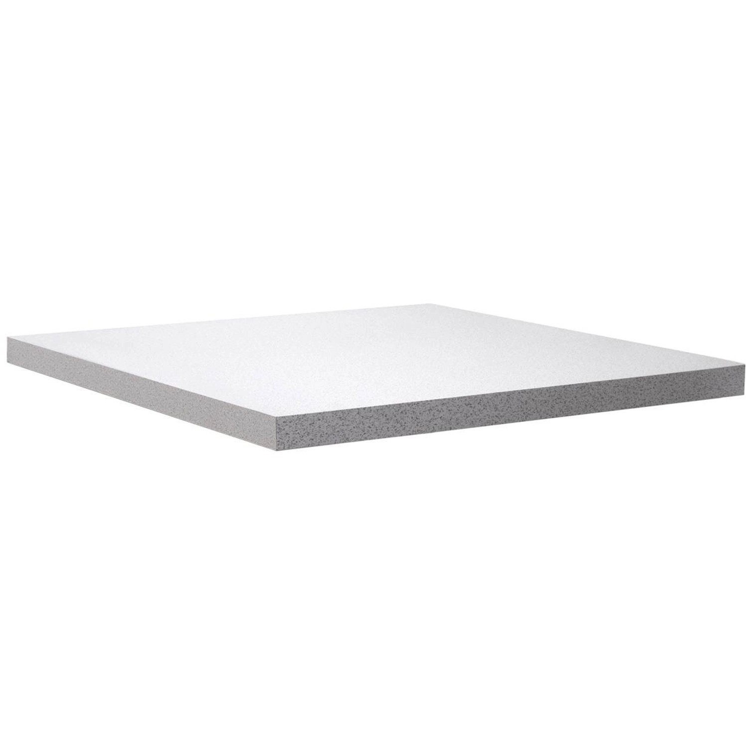 Flex-Well Arbeitsplatte Gesprenkelt Grau Melliert 150,5 cm x 60 cm x 2,8 cm von Flex-Well