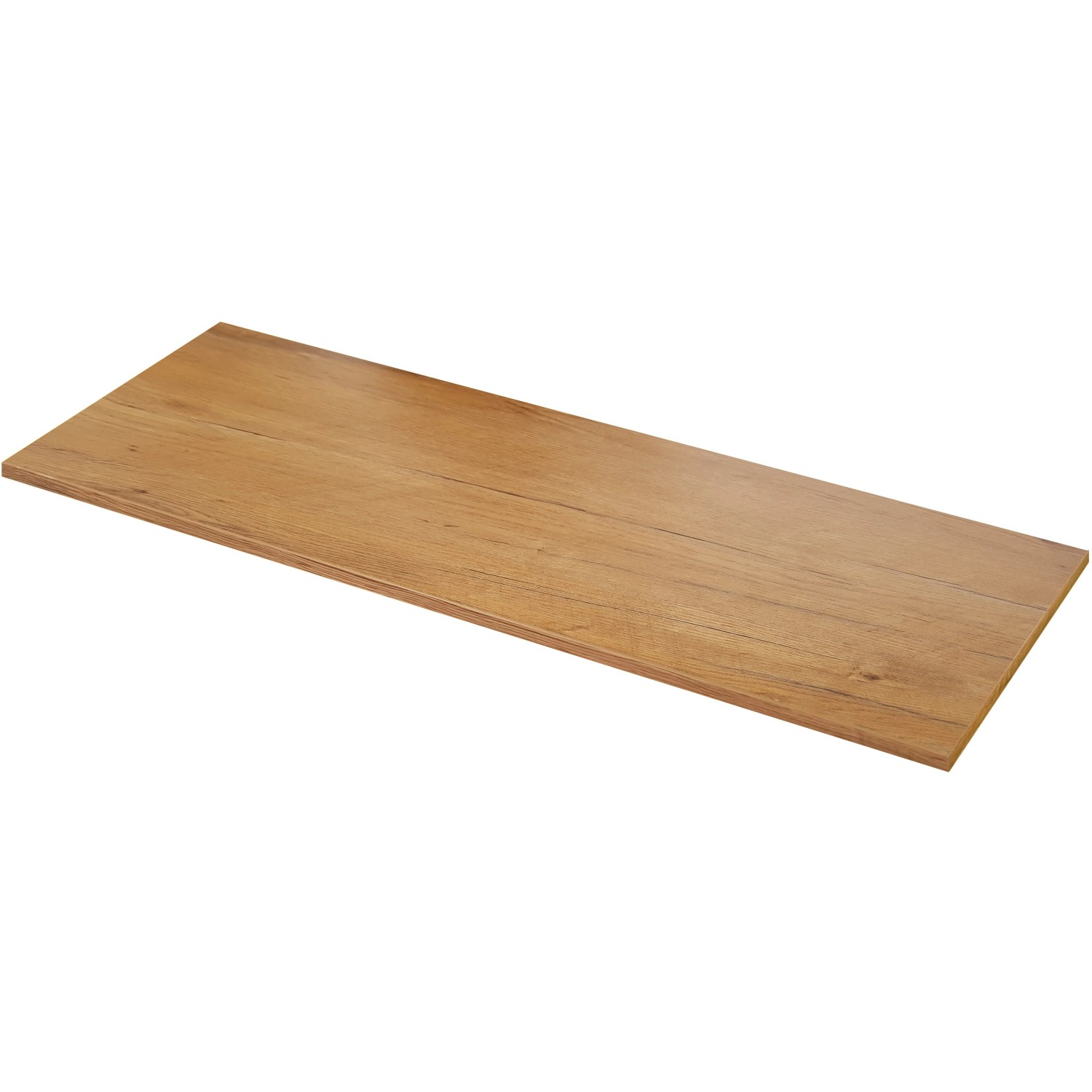 Flex-Well Arbeitsplatte Lancelot Oak 210 cm x 60 cm x 2,8 cm von Flex-Well