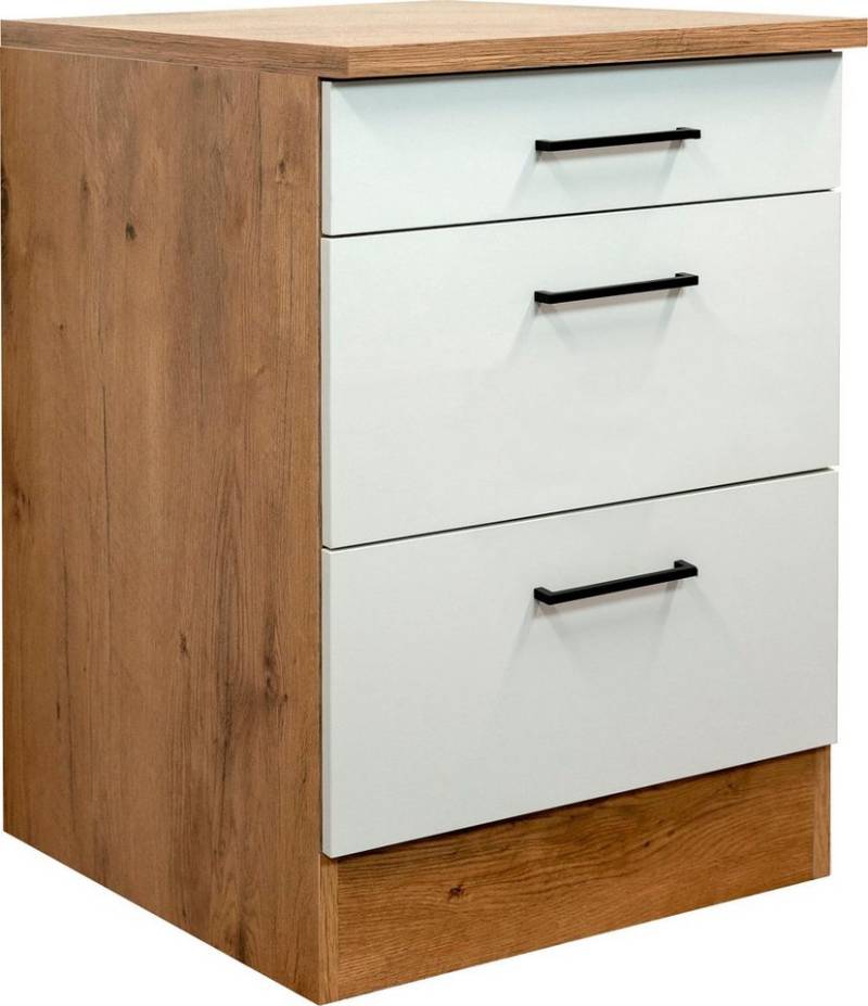 Flex-Well Auszugsunterschrank Vintea (B x H x T) 50 x 86 x 60 cm, mit praktischen Auszügen von Flex-Well