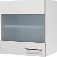 Flex-Well Glas-Hängeschrank »Malmö«, melaminbeschichtete Spanplatte, Anschlagrichtung: frei wählbar - weiss von Flex-Well