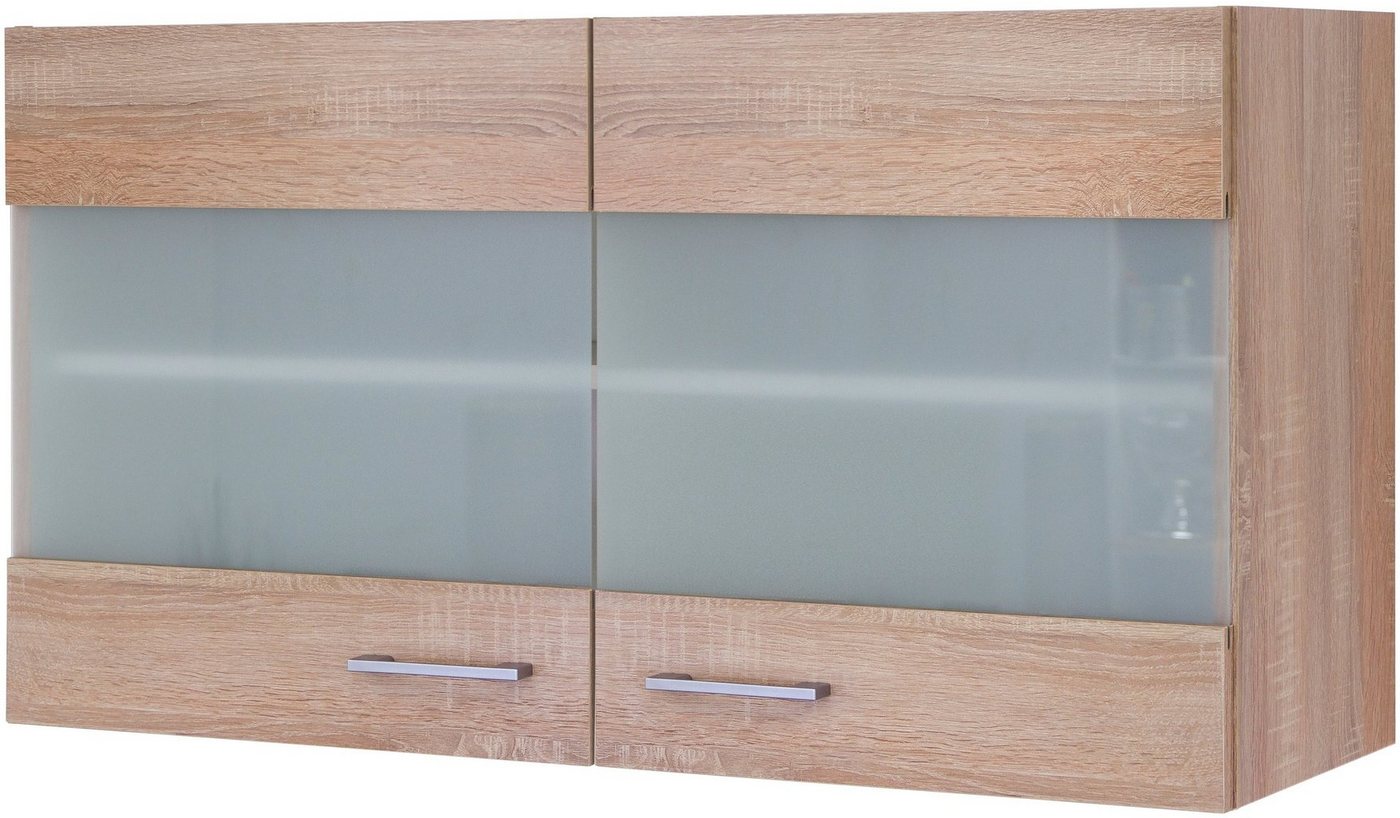 Flex-Well Glashängeschrank Samoa (B x H x T) 100 x 54,8 x 32 cm, mit Stollenglastüren von Flex-Well