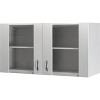 Flex-Well Glashängeschrank Wito weiß B/H/T: ca. 100x54,8x32 cm von Flex-Well