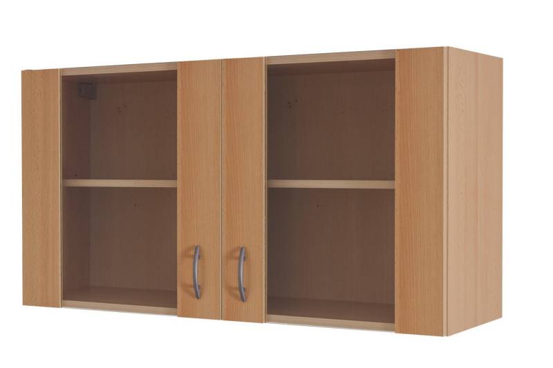 Flex-Well Glashängeschrank Glashängeschrank Küche - 100 cm breit - Buche – Namu Flex-Well Glashängeschrank Glashängeschrank Küche - 100 cm breit - Buche – Namu von Flex-Well