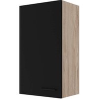 Flex-Well Hängeschrank »Capri«, BxHxT: 50 x 89 x 32 cm, Front mit Antifingerprint-Effekt - schwarz von Flex-Well