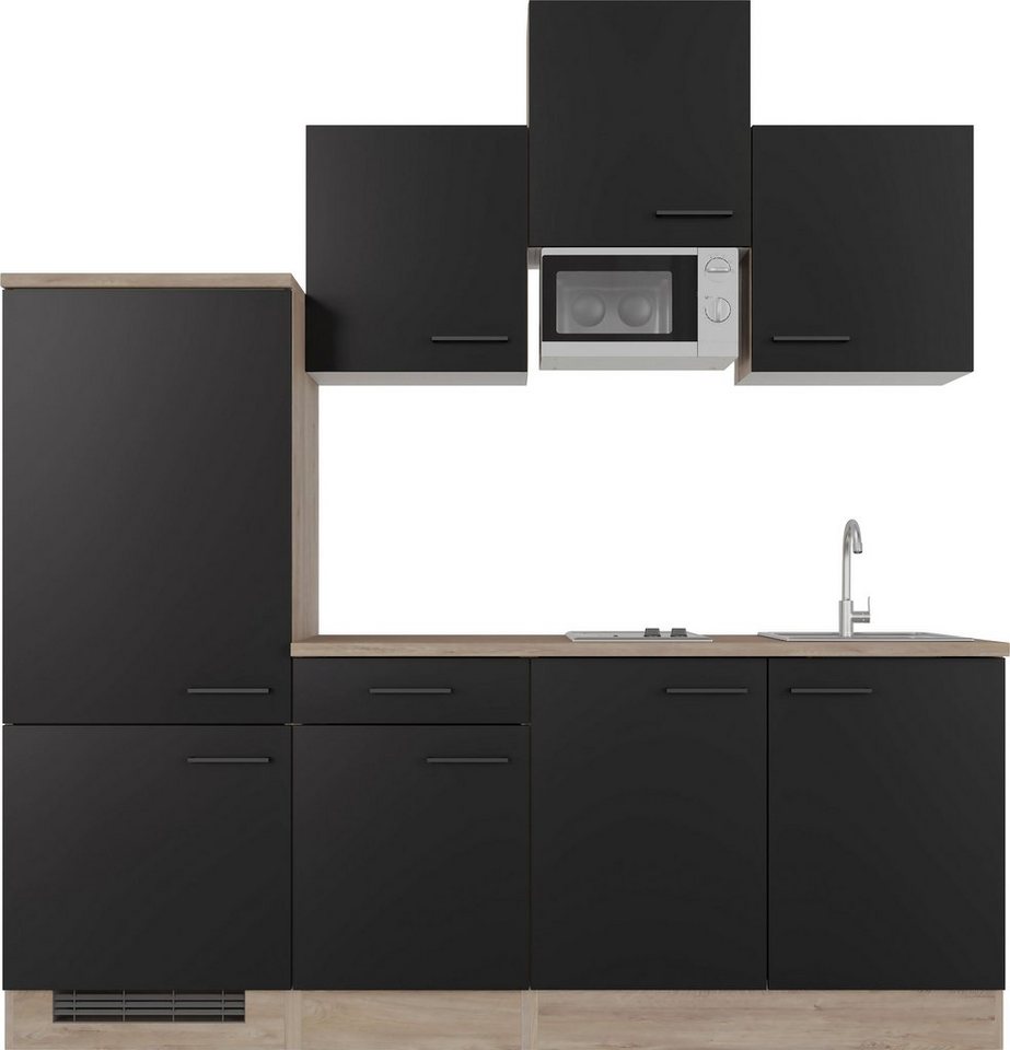 Flex-Well Küche Capri, mit E-Geräten, Gesamtbreite 210 cm, in weiten Farben erhältlich von Flex-Well