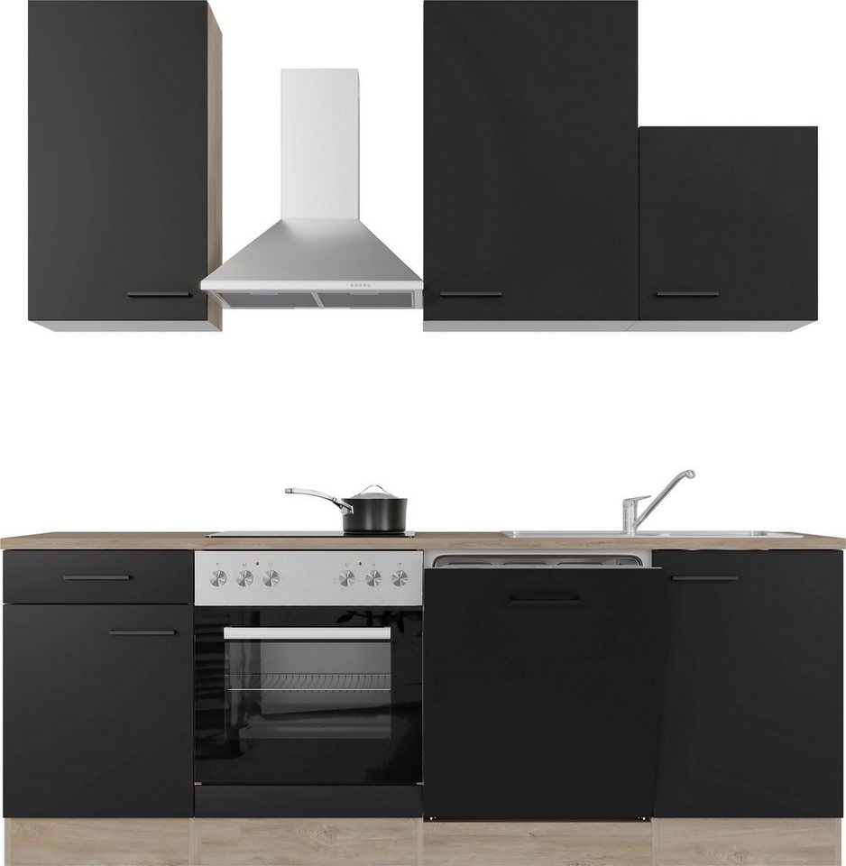 Flex-Well Küche Capri, mit und ohne E-Geräten erhältlich, Gesamtbreite 220 cm von Flex-Well