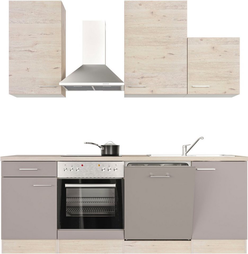 Flex-Well Küche Riva, wahlw. mit E-Geräten, Breite 220 cm, viele Farbvarianten erhältlich von Flex-Well