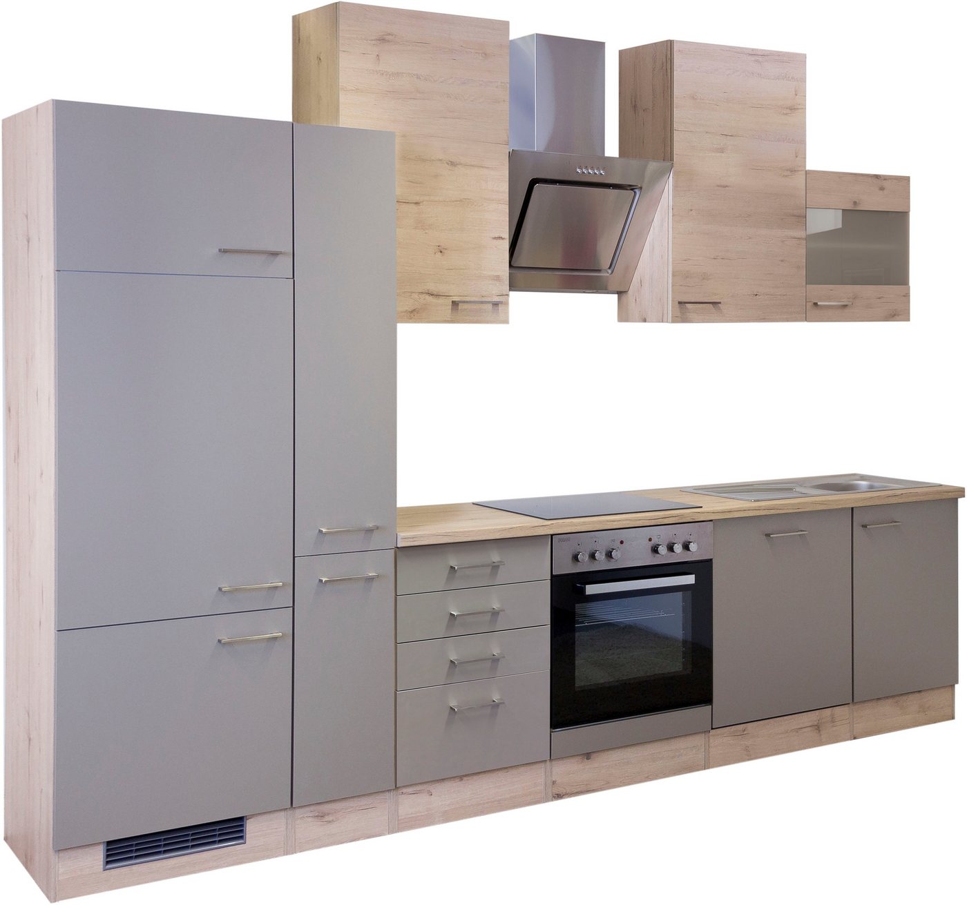 Flex-Well Küche Riva, wahlw. mit E-Geräten, Breite 310 cm, viele Farbvarianten erhältlich von Flex-Well