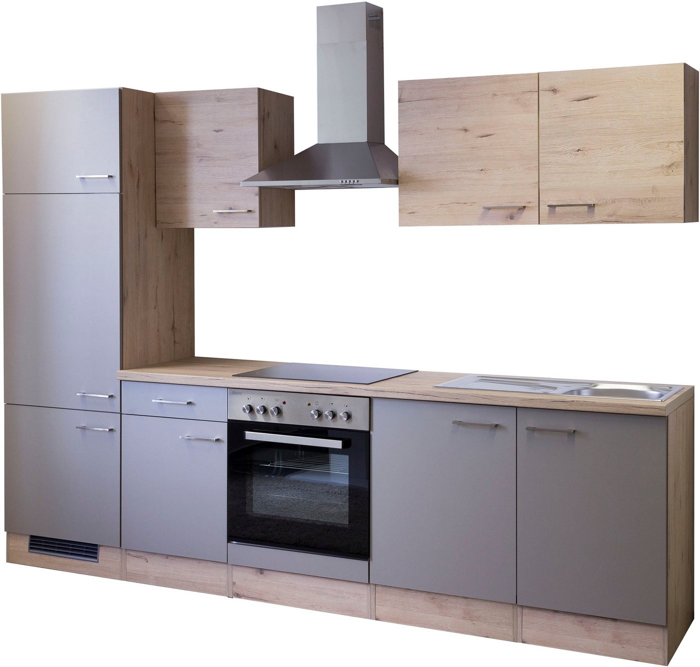 Flex-Well Küche Riva, wahlweise mit E-Geräten, Gesamtbreite 270 cm von Flex-Well
