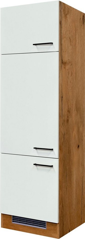 Flex-Well Küche Vintea, 60 cm breit, 200 cm hoch, inklusive Kühlschrank von Flex-Well