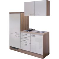 Flex-Well Küchenzeile "Nepal", Gesamtbreite 160 cm, mit Schubkastenschrank und Kochfeld etc. von Flex-Well