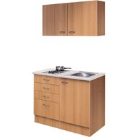 Flex-Well Küchenzeile "Nano", Gesamtbreite 100 cm, mit Kochfeld und Spüle, viele Farbenvarianten Flex-Well Küchenzeile "Nano", Gesamtbreite 100 cm, mit Kochfeld und Spüle, viele Farbenvarianten von Flex-Well
