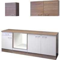 Flex-Well Küchenzeile "Samoa, wahlweise mit E-Geräten" L-210-1606-000-SAMOA, Gesamtbreite 210 cm von Flex-Well