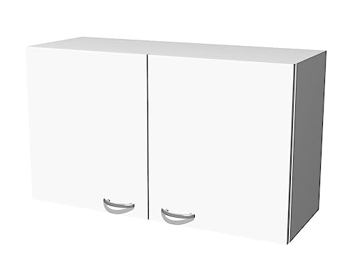 Flex-Well Smart Möbel Küchen Hängeschrank - Witus - 100 cm breit in Weiß von Flex-Well