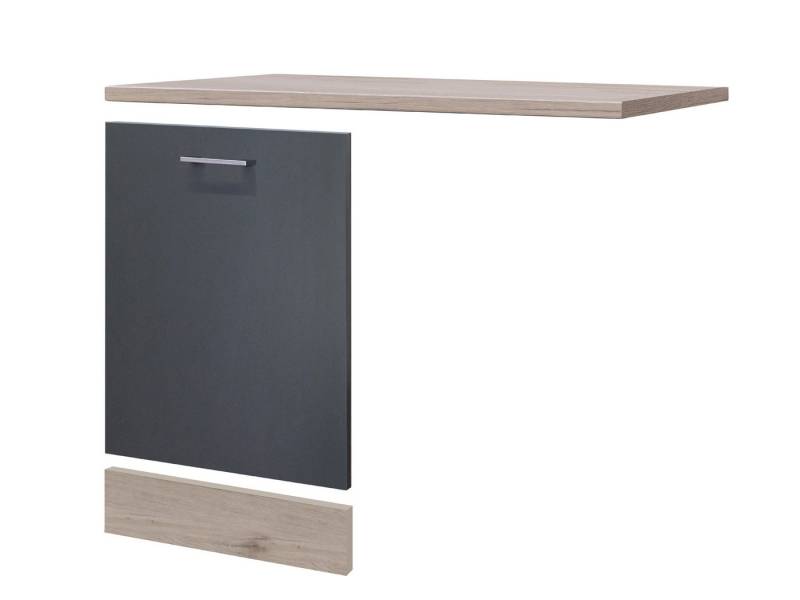Flex-Well Frontblende Geschirrspüler-Paket vollintegriert - Basaltgrau Matt San Remo Eiche – Flex-Well Frontblende Geschirrspüler-Paket vollintegriert - Basaltgrau Matt San Remo Eiche – von Flex-Well