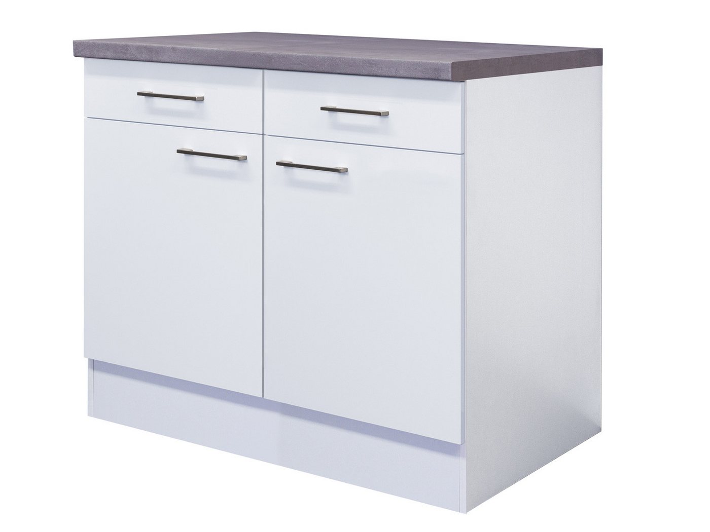 Flex-Well Unterschrank Küchenunterschrank - 100 cm breit - Weiß – Nawa Flex-Well Unterschrank Küchenunterschrank - 100 cm breit - Weiß – Nawa von Flex-Well