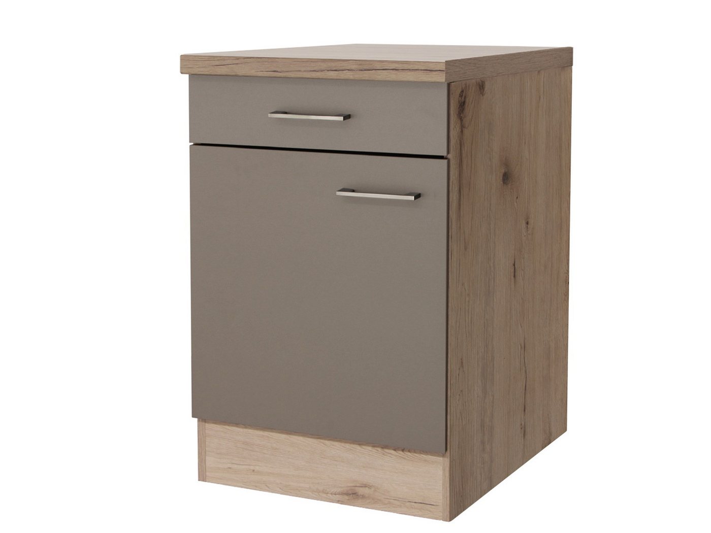 Flex-Well Unterschrank Küchenunterschrank - 60 cm breit - Quarz-Cubanit San Remo Eiche – Rode Flex-Well Unterschrank Küchenunterschrank - 60 cm breit - Quarz-Cubanit San Remo Eiche – Rode von Flex-Well