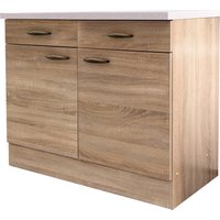 Flex-Well Unterschrank "Bergen", (B x H x T) 100 x 85 x 50 cm, für viel Stauraum von Flex-Well