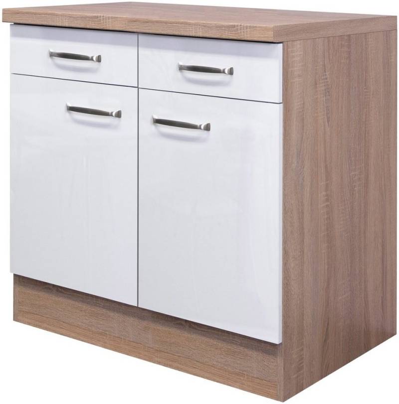 Flex-Well Unterschrank Florenz (B x H x T) 80 x 86 x 60 cm, für viel Stauraum von Flex-Well