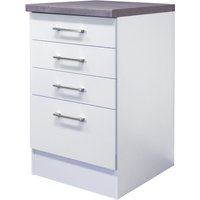 Flex-Well Unterschrank "Kopenhagen" (B x H x T) 50 x 86 x 60 cm, mit praktischen Schubkästen von Flex-Well