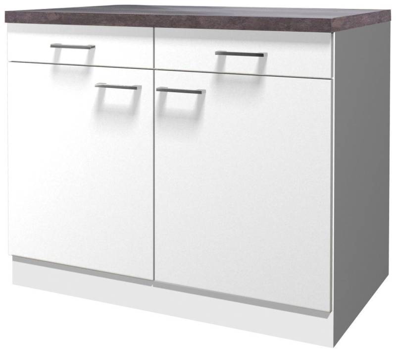Flex-Well Unterschrank Lucca (B x H x T) 100 x 85 x 60 cm, für viel Stauraum von Flex-Well