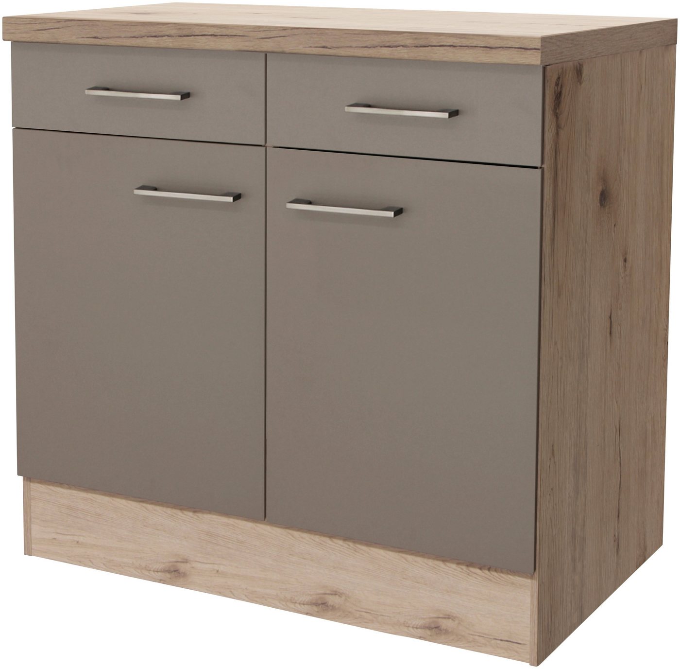 Flex-Well Unterschrank Riva (B x H x T) 80 x 86 x 60 cm, für viel Stauraum von Flex-Well