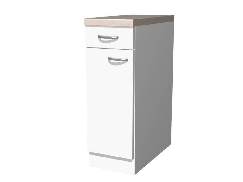 Flex-Well Unterschrank Küchenunterschrank - 30 cm breit - Weiß – Witus von Flex-Well