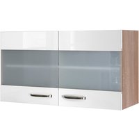 Hängeschrank Valero weiß Hochglanz B/H/T: ca. 100x54,8x32 cm von Flex-Well