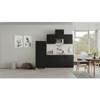 Küchenblock Capri schwarz matt B/H/T: ca. 210x226x60 cm von Flex-Well