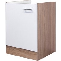 Spülenschrank Samoa weiß Eiche Nachbildung B/H/T: ca. 50x82x57 cm Spülenschrank Samoa weiß Eiche Nachbildung B/H/T: ca. 50x82x57 cm von Flex-Well