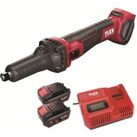 Akku-Geradschleifer 18,0 v dge 25 18.0-EC inkl. 2 Akkus 5,0 Ah / Ladegerät - Flex von Flex